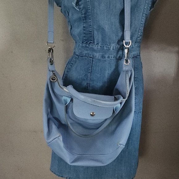 Longchamp Light Blue Crossbody Bag - Picture 2 of 16